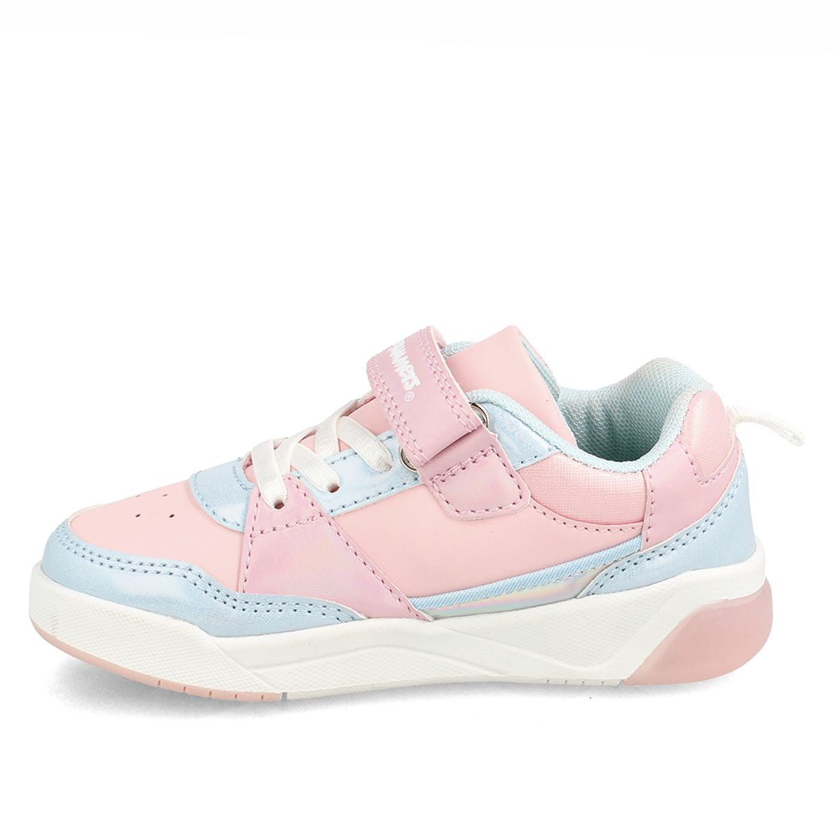 BUBBLE GUMMERS - Zapatilla Niña Bubblegummers Luces Dakar Rosado-Aqua