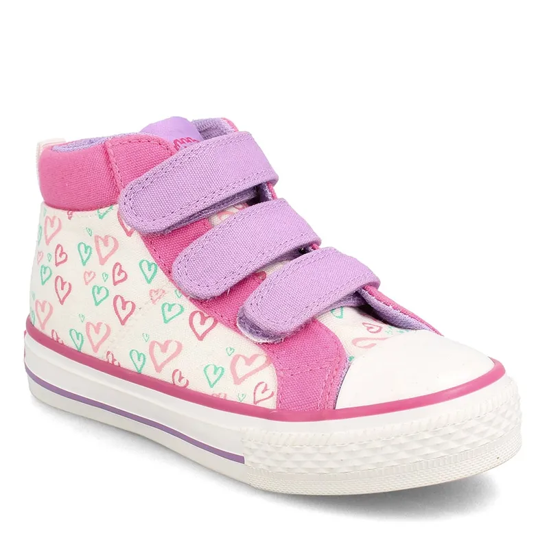 BUBBLE GUMMERS - Zapatilla Niña Bubblegummers Astorga Blanco-Rosado