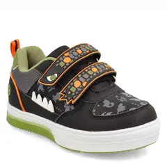 BUBBLE GUMMERS - Zapatilla Niño Bubblegummers Luces Neon Negro-Naranja