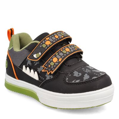 Imagen 2 del producto Zapatilla Niño Bubblegummers Luces Neon Negro-Naranja