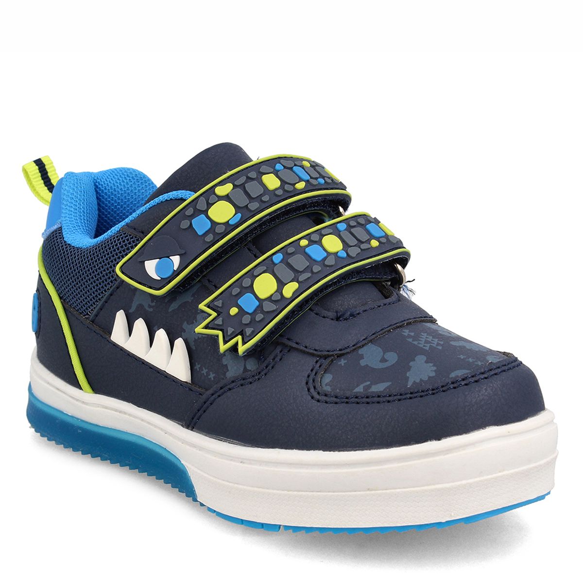 BUBBLE GUMMERS - Zapatilla Niño Bubblegummers Luces Neon Azul-Verde