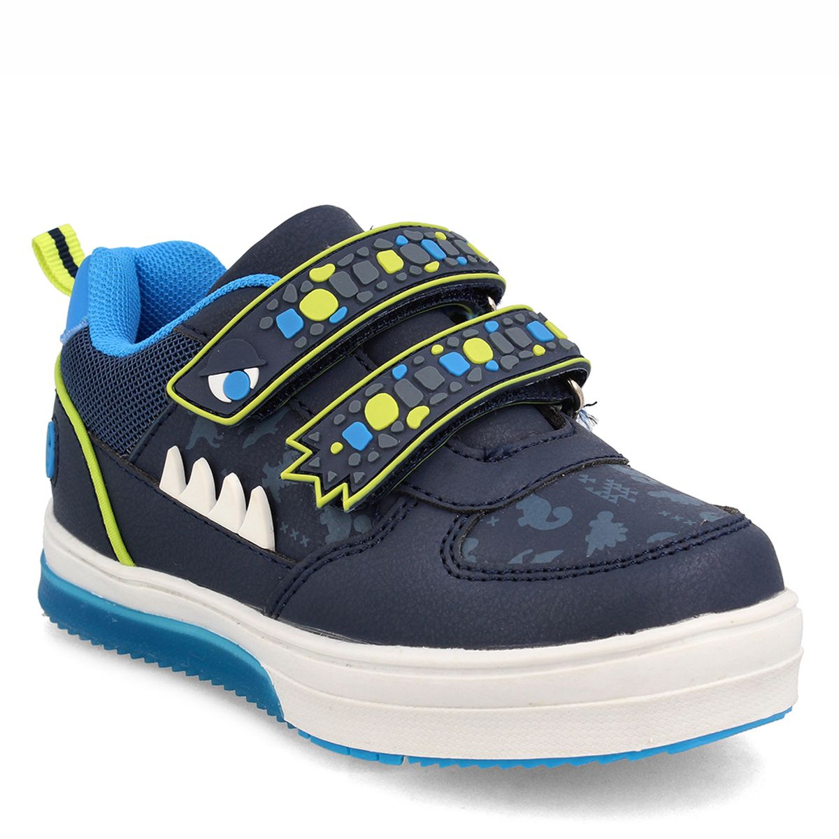 BUBBLE GUMMERS - Zapatilla Niño Bubblegummers Luces Neon Azul-Verde