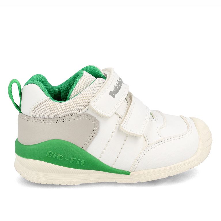 Zapatilla Niño Bubblegummers Bio Fit Blanco-Green