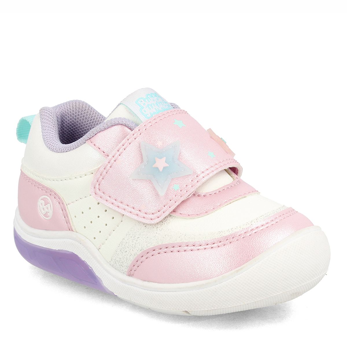 BUBBLE GUMMERS - Zapatilla Niña Bubblegummers Luces Tokio Blanco-Rosado