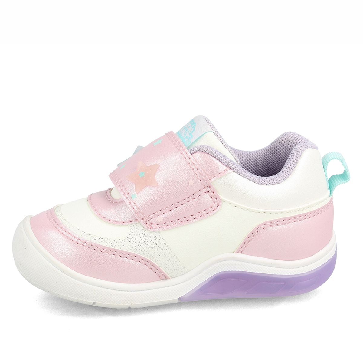 BUBBLE GUMMERS - Zapatilla Niña Bubblegummers Luces Tokio Blanco-Rosado