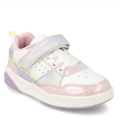 BUBBLE GUMMERS - Zapatilla Niña Bubblegummers Luces Dakar Blanco-Rosado