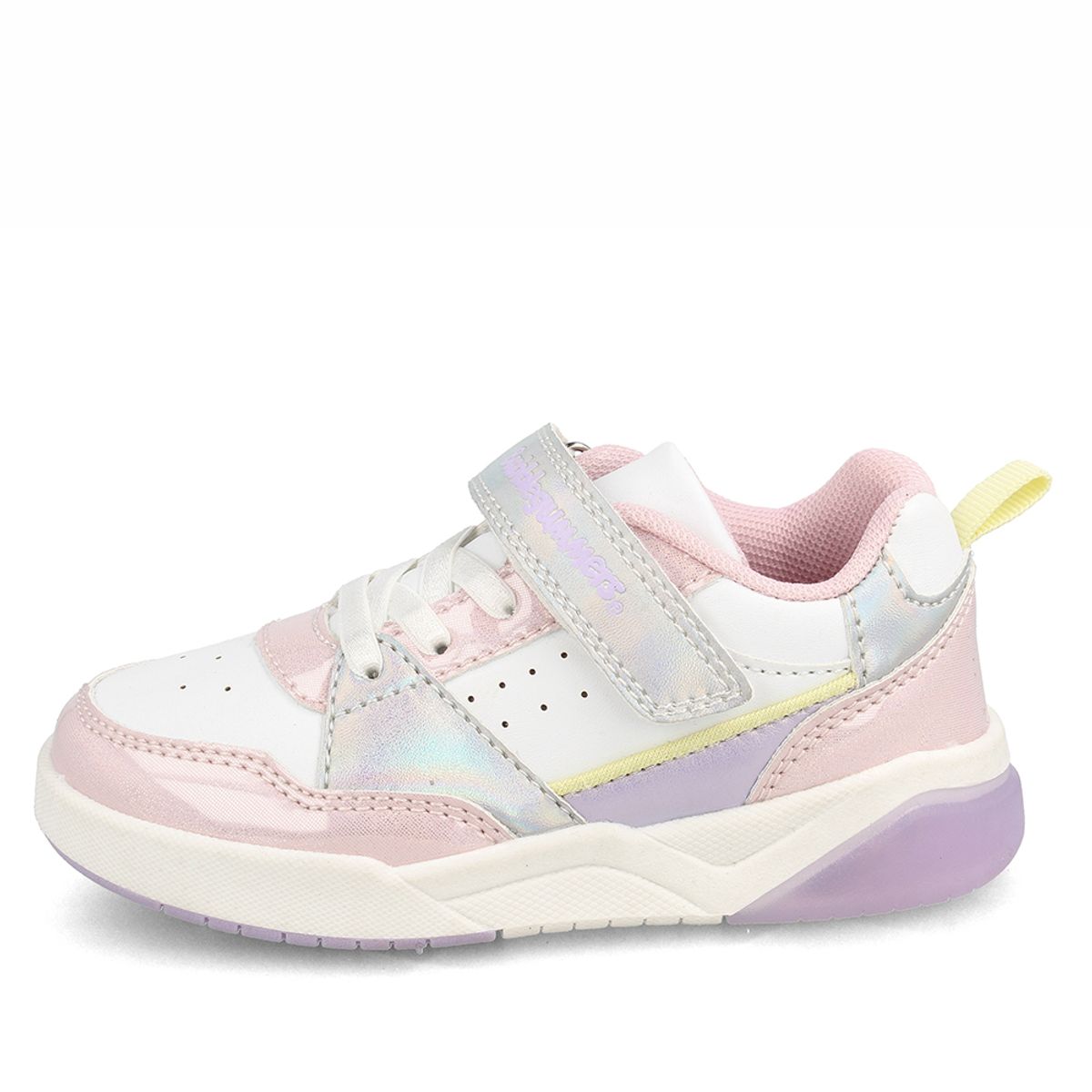 BUBBLE GUMMERS - Zapatilla Niña Bubblegummers Luces Dakar Blanco-Rosado
