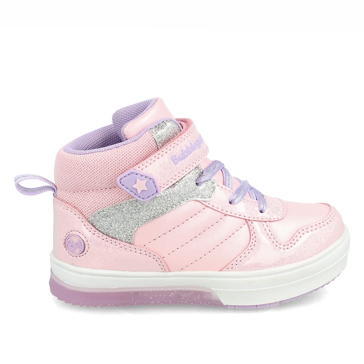 BUBBLE GUMMERS - Zapatilla Niña Bubblegummers Luces Neon Rosado-Lila