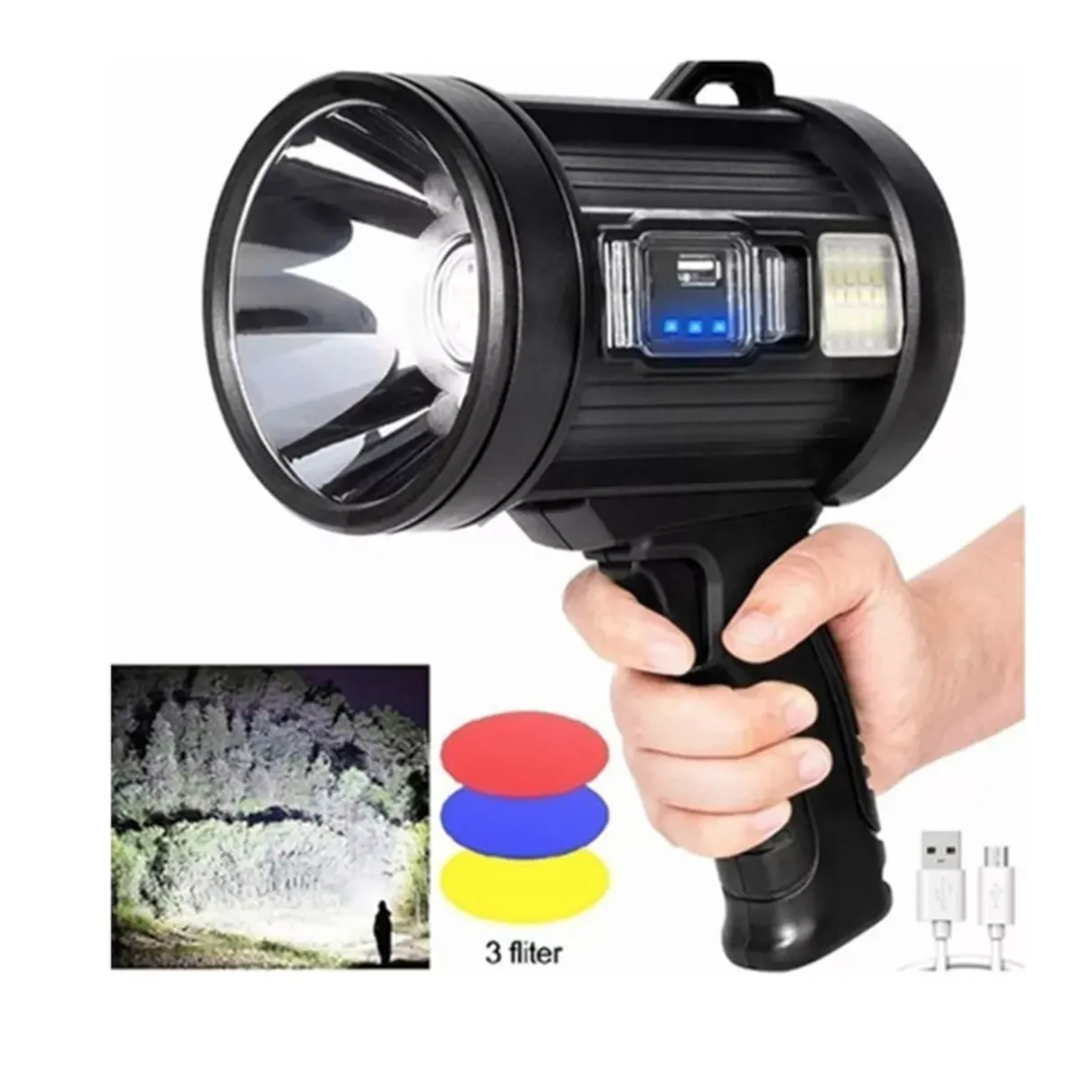 GENERICO - Linterna Led Spotlight