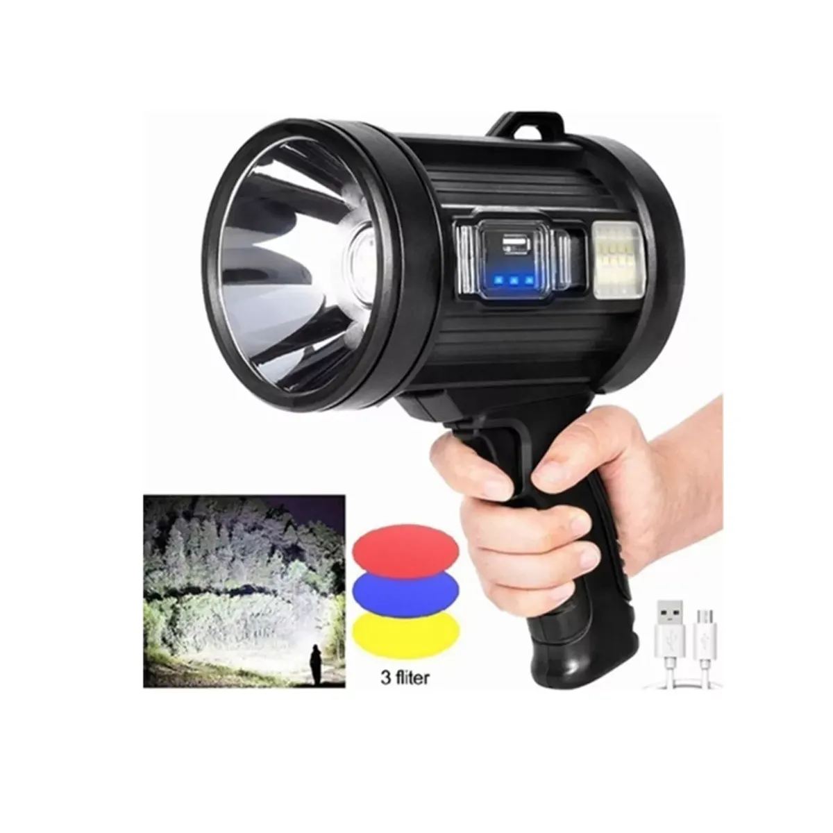 GENERICO - Linterna Led Spotlight