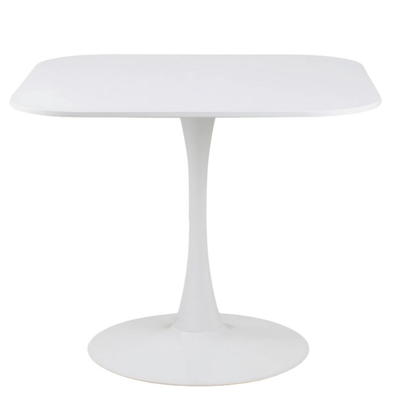 PANDALINO - Mesa Tulip cuadrada (blanca) - Blanco - 90x 90 cm