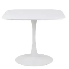 PANDALINO - Mesa Tulip cuadrada (blanca) - Blanco - 90x 90 cm