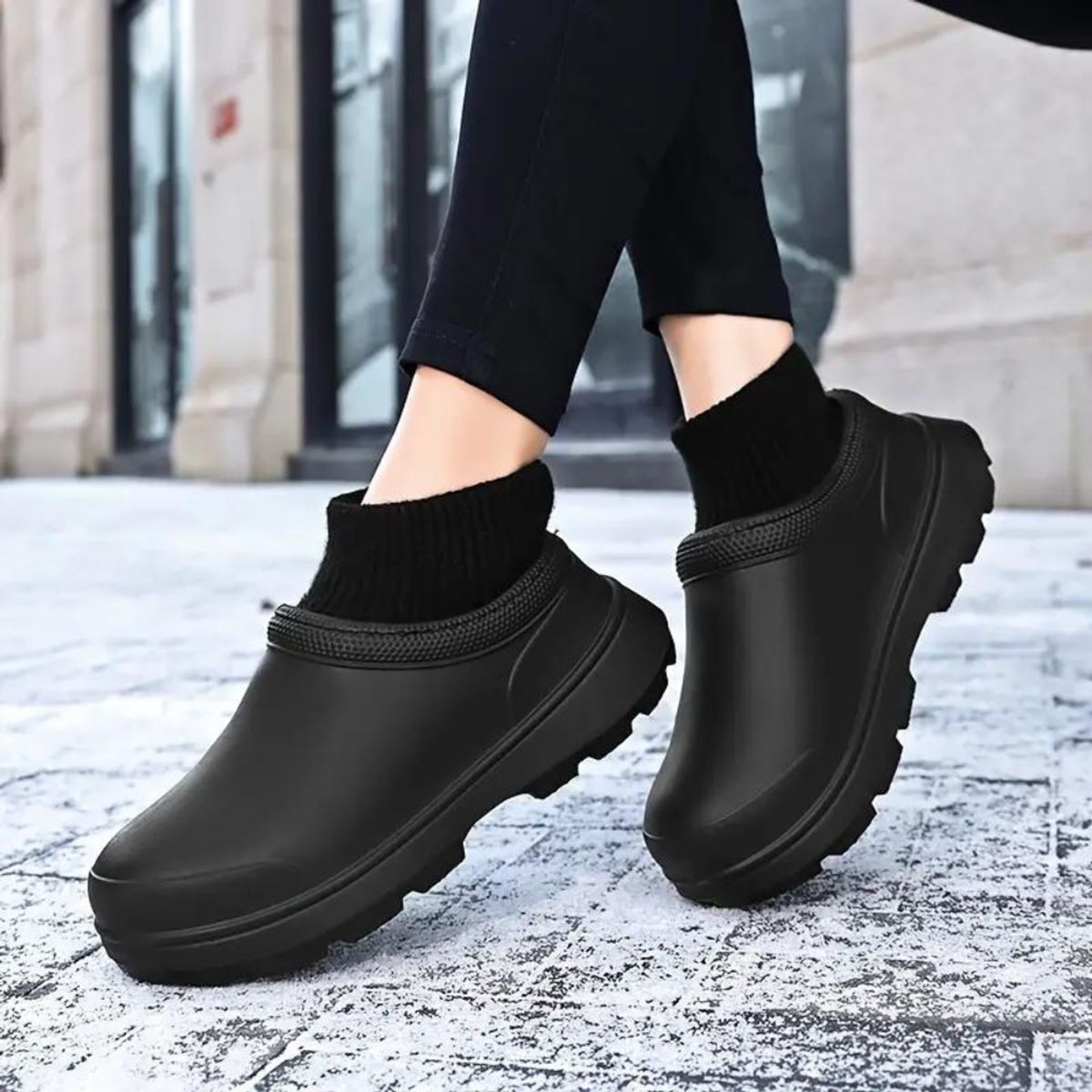 CRUSEC - Zapatos Zuecos Antideslizantes Impermeables Confort Unisex