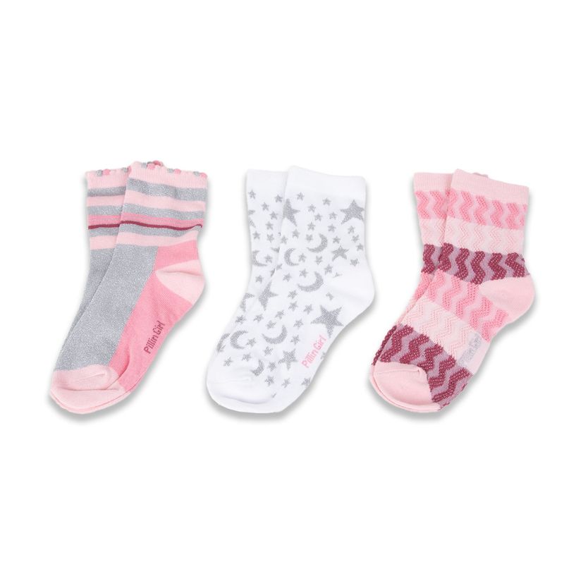 PILLIN - Pack 3 Pzas Calcetines Bebé Multicolor Pillin PILLIN