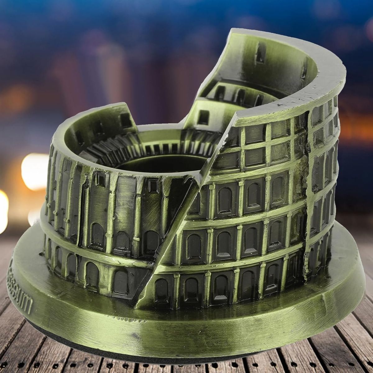 HOMESTAR - Figura del Coliseo Romano en Bronce Regalos para Familia Adorno Hogar