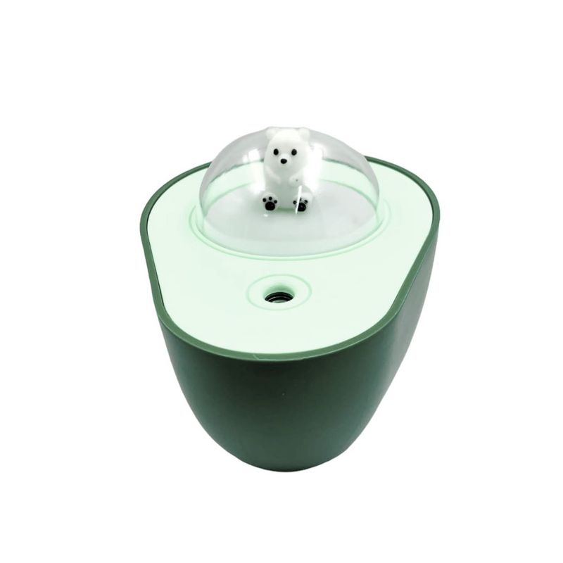 GENERICO - Humificador Difusor Forma de Palta Luz LED Hogar