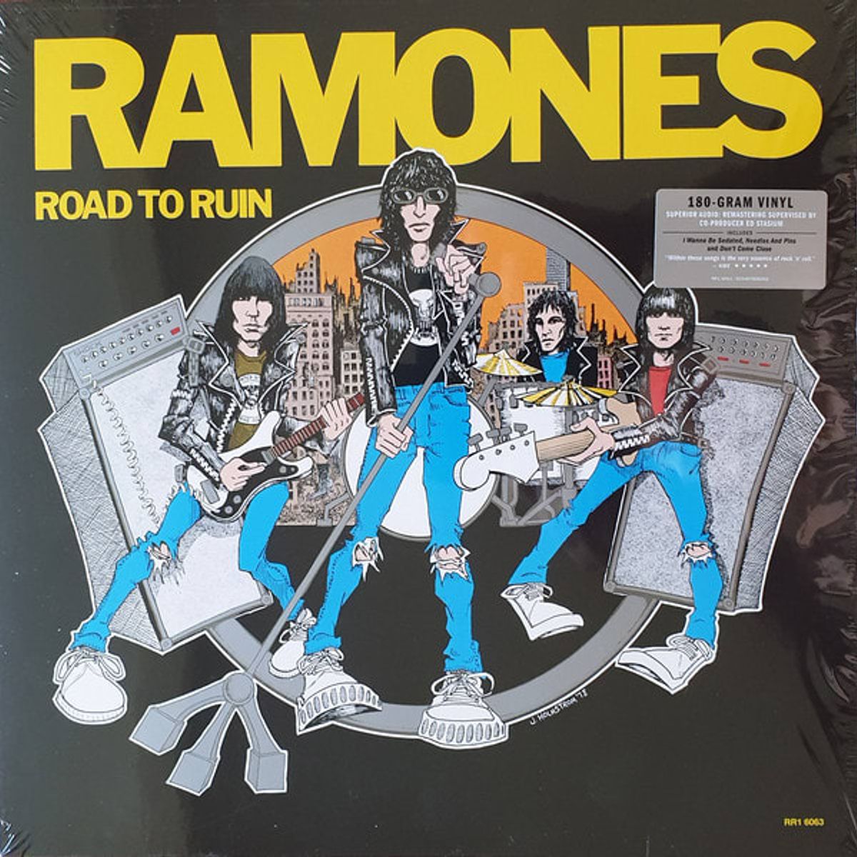 GRUPO LASER DISC - VINILO RAMONES ROAD TO RUIN REMASTERED 1LP