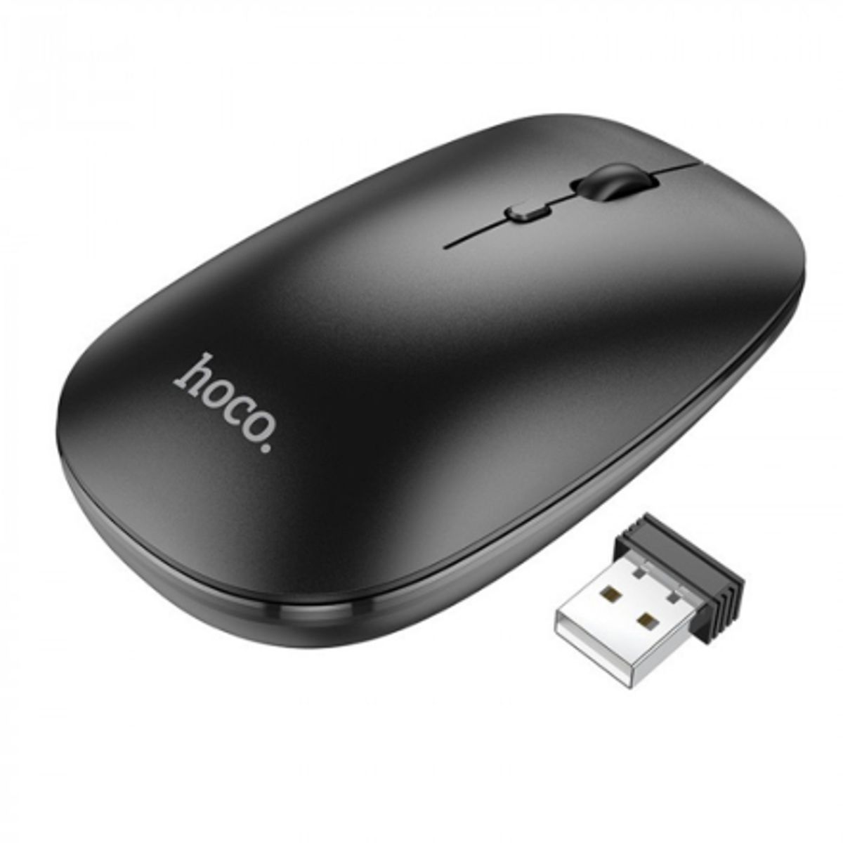 HOCO - Mouse inalámbrico de doble modo US-B Y Bluetooth Hoco GM15 negro