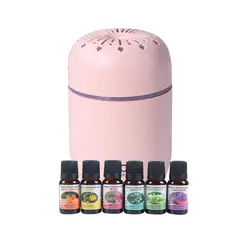 GENERICO - Pack Humidificador de Estrellas Más 6 Esencias Aromáticas