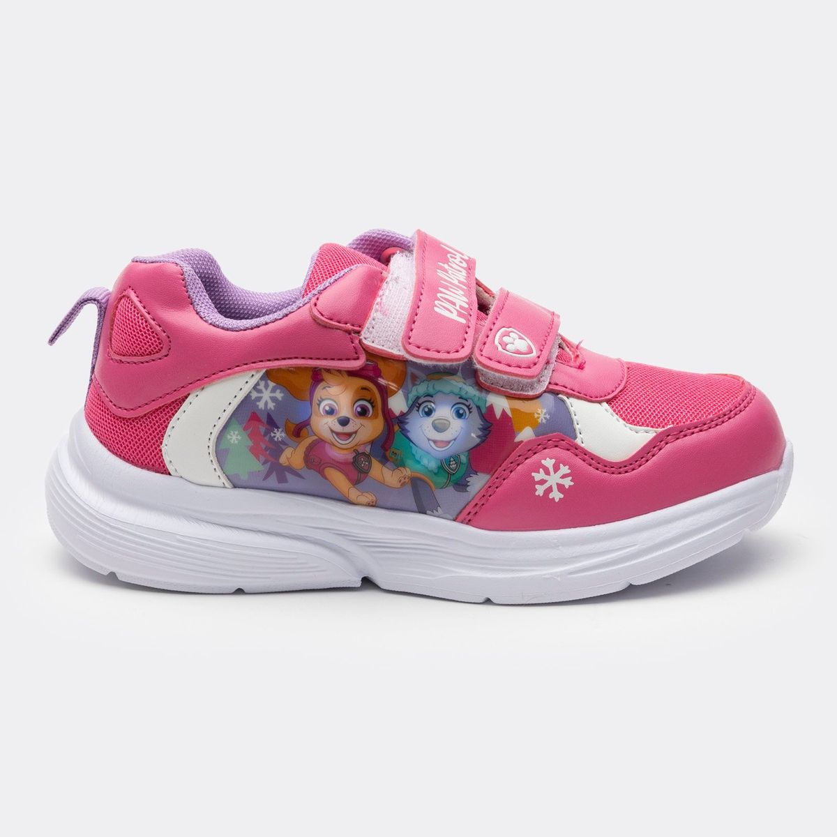 PAW PATROL - Zapatilla Con Luces Niña Amigas Rosado Paw Patrol