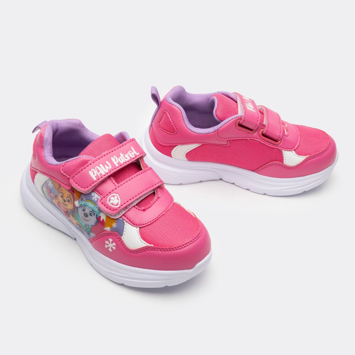 PAW PATROL - Zapatilla Con Luces Niña Amigas Rosado Paw Patrol