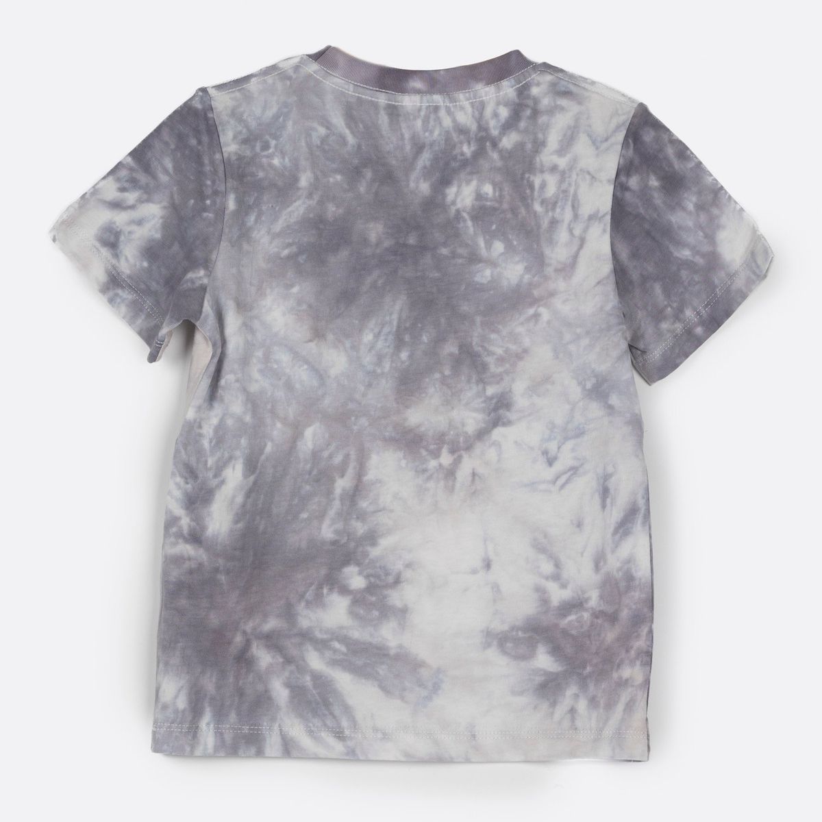 MARVEL - Polera Manga Corta Niño Tie Dye Spiderman Gris Marvel