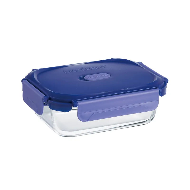 LUMINARC - Contenedor Hermético de Vidrio Rectangular 370 ml LUMINARC