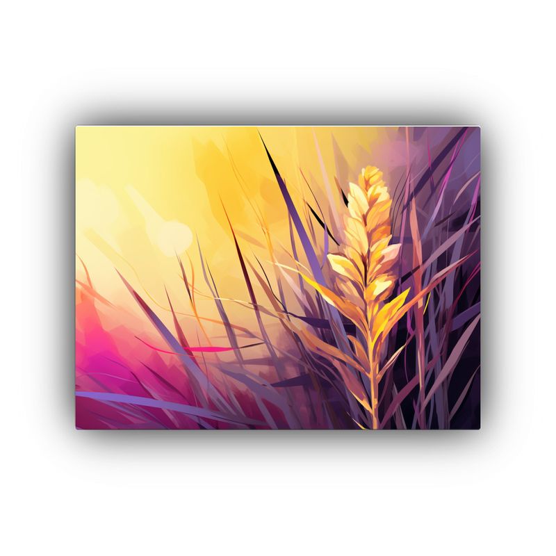 GENERICO - Pintura Decorativa De Arte Fino Con Visión De Caña De Azú 120x80cm
