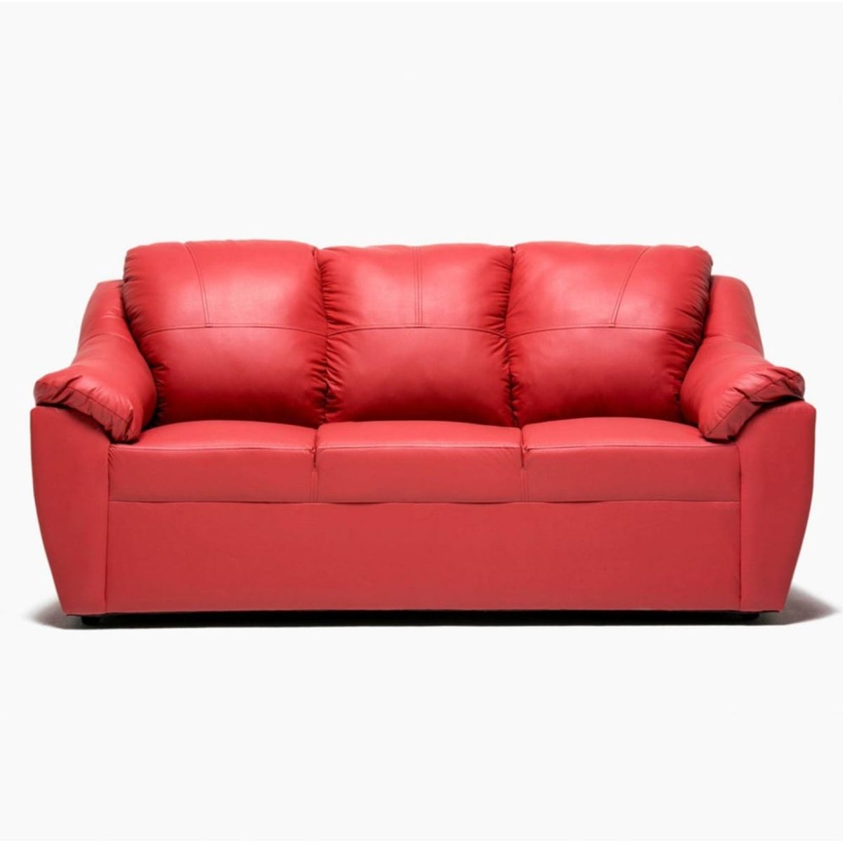 CABSUR - Sofá Genova 3 Cuerpos Rojo