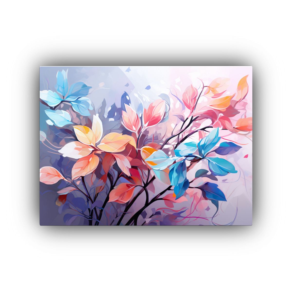 GENERICO - Pinturas Decorativas Estilo Galería Árbol De Holly En Col 120x80cm