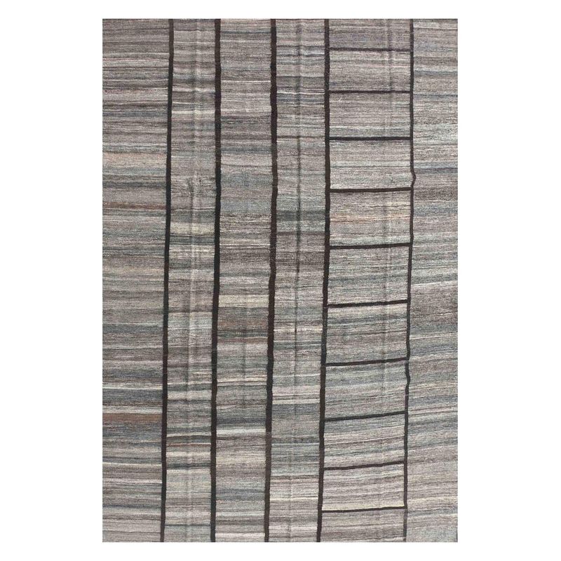 CONSORCIO PERSA - Alfombra de Lana tonos neutros, Kelim Karachi 3.00 x 2.10 mts.