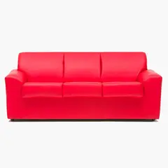 CABSUR - Sofá Milan 3 Cuerpos Rojo