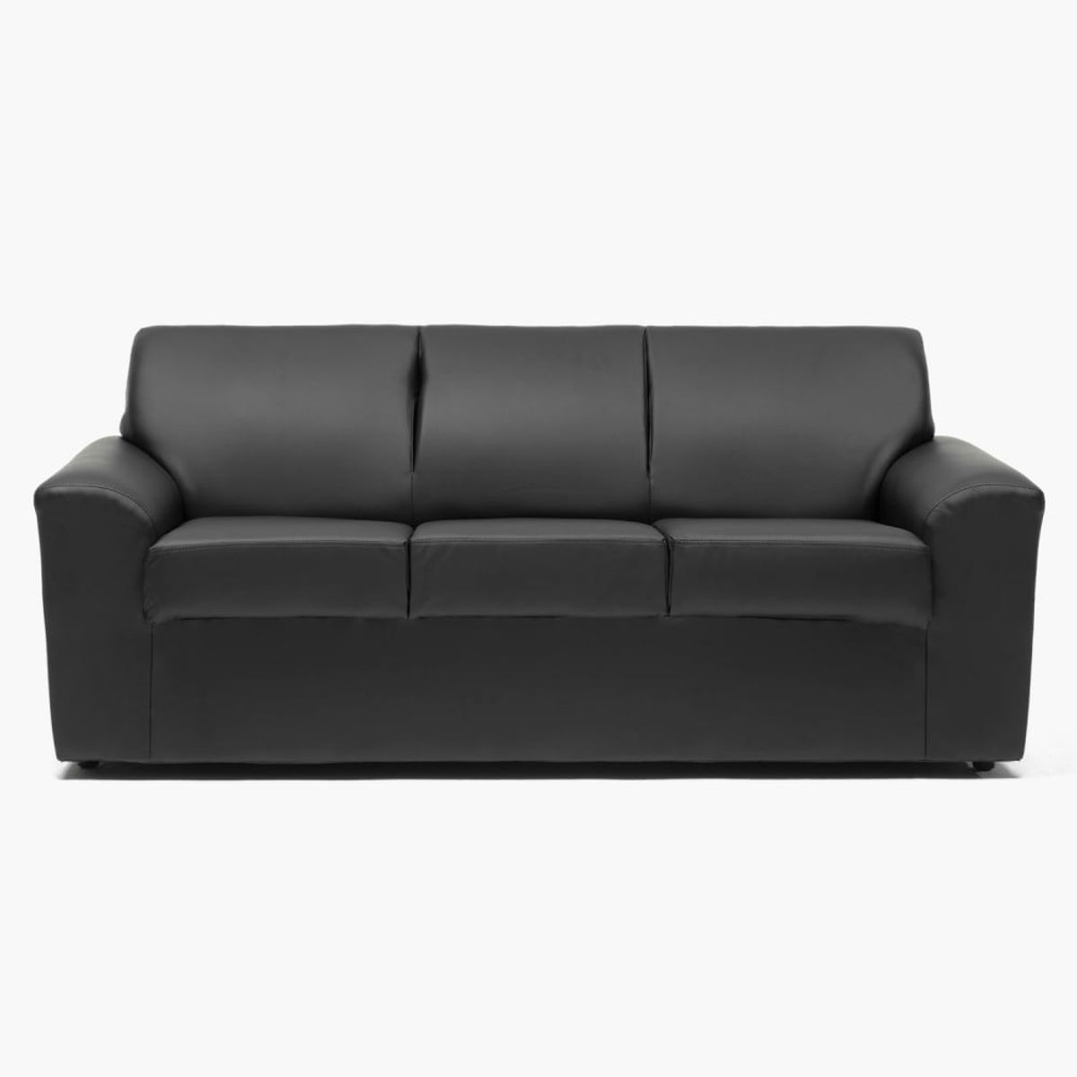 CABSUR - Sofá Milan 3 Cuerpos Negro
