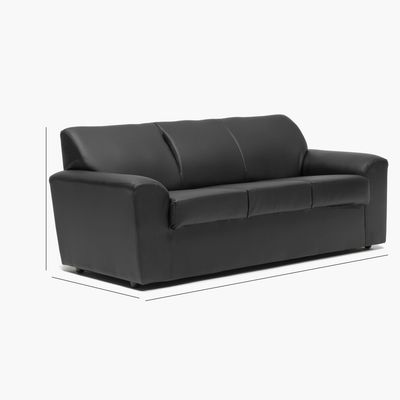 Imagen 2 del producto Sofá Milan 3 Cuerpos Negro