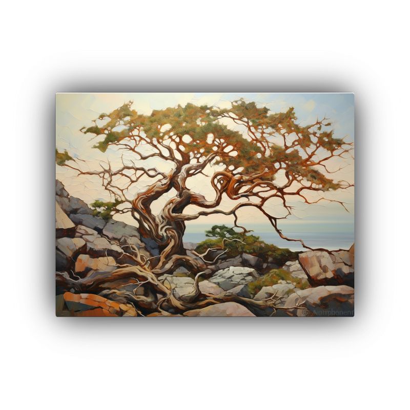 GENERICO - Pintura Lienzo Tela Moderna árbol Arbutus Estilo óleo Deta 120x80cm