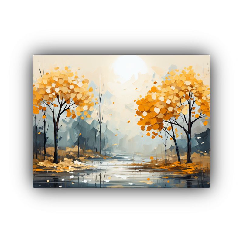 GENERICO - Pinturas De Pared Cuadro Vida Árboles De Maple En Colores A 120x80cm