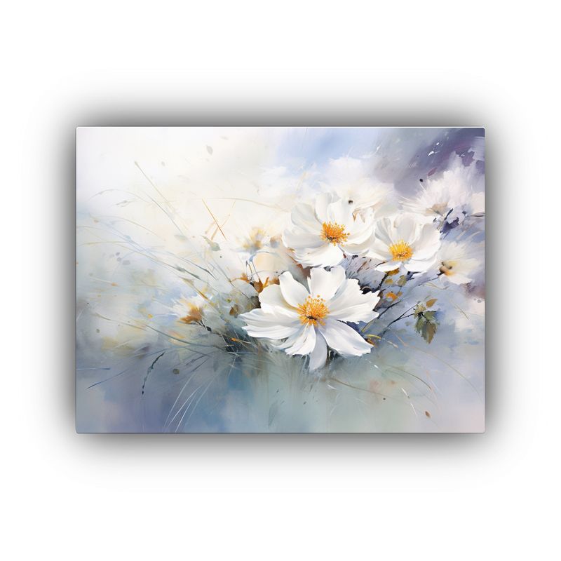 GENERICO - Pinturas Decorativas Abstractas En Blanco Para Pascua O Noch 120x80cm