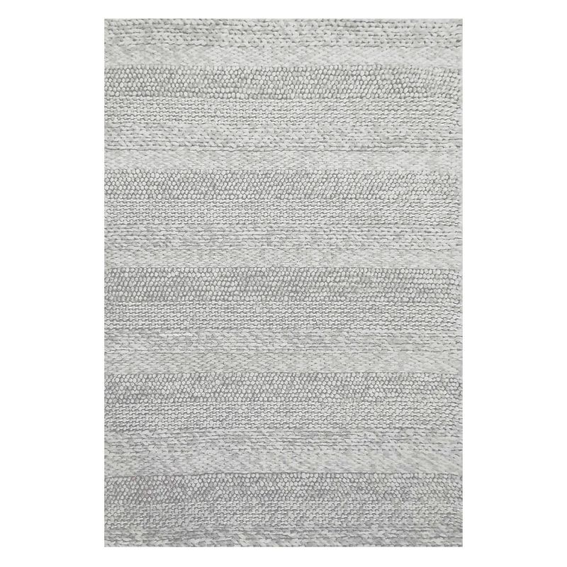 CONSORCIO PERSA - Alfombra de Lana Gris Woolen nomad 2.40 x 1.70 mts.