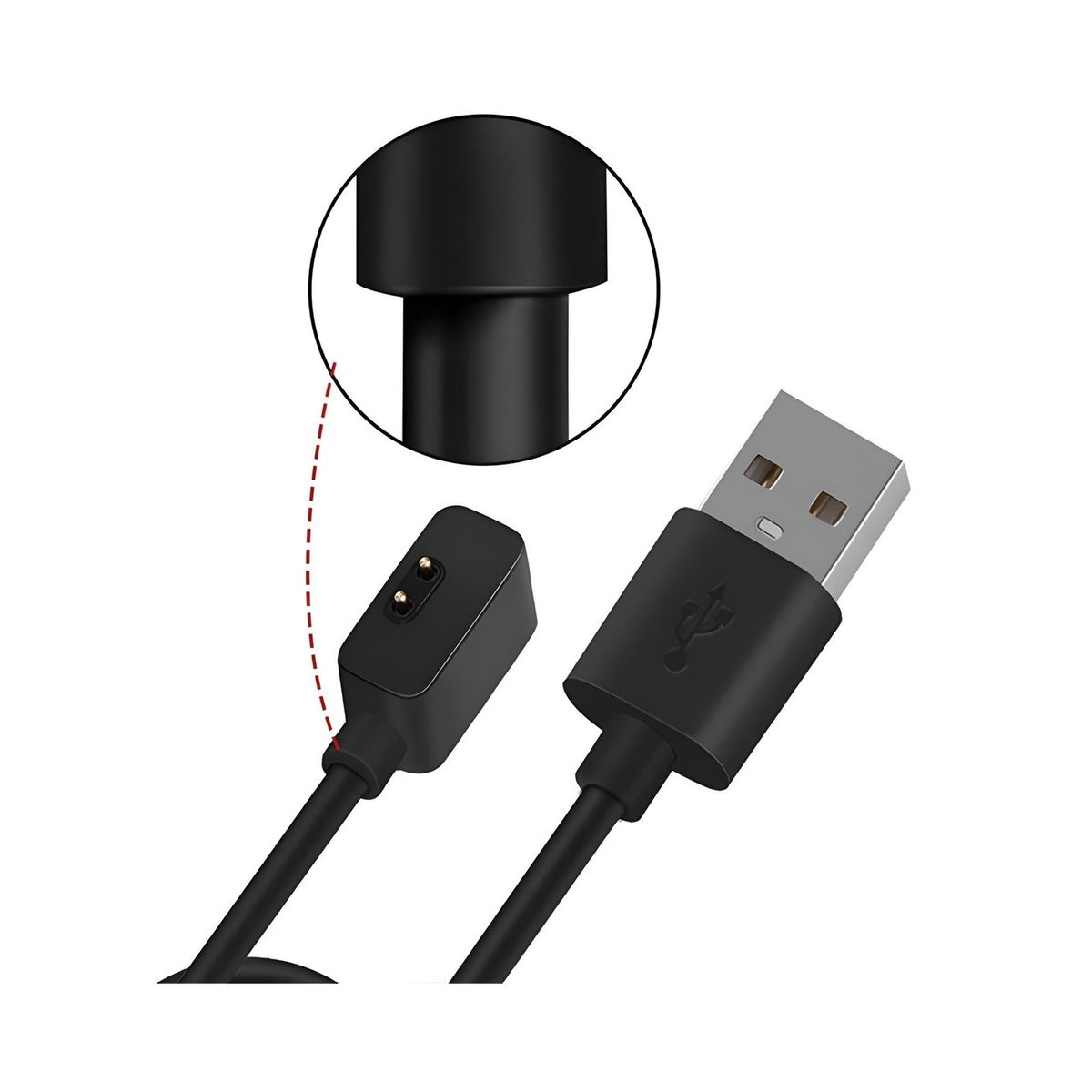 GENERICO - Cable Cargador Usb Para Xiaomi Redmi Watch 3 Lite Active