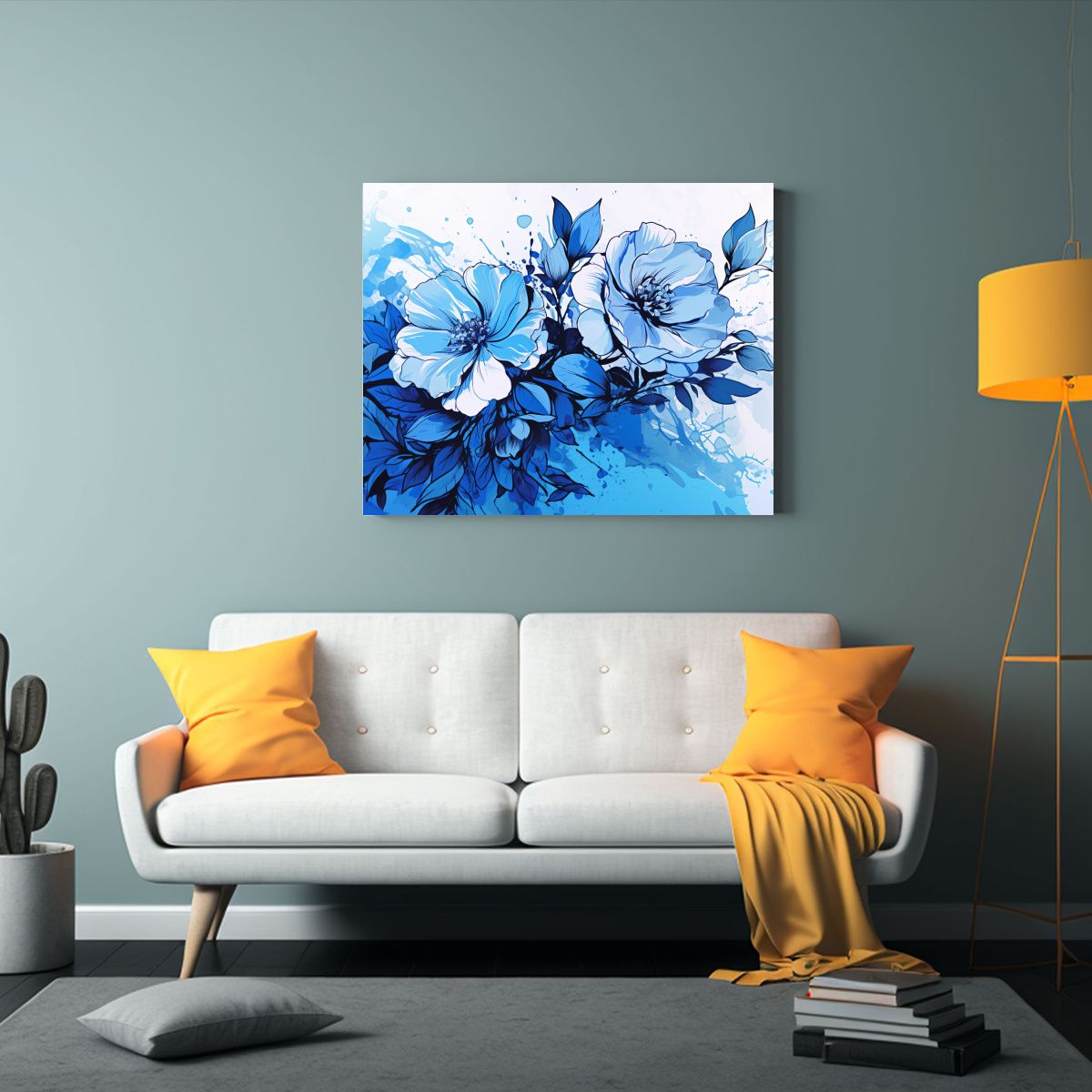 GENERICO - Pinturas Decorativas En Estilo Neonoir Con Contraste De Colo 120x80cm