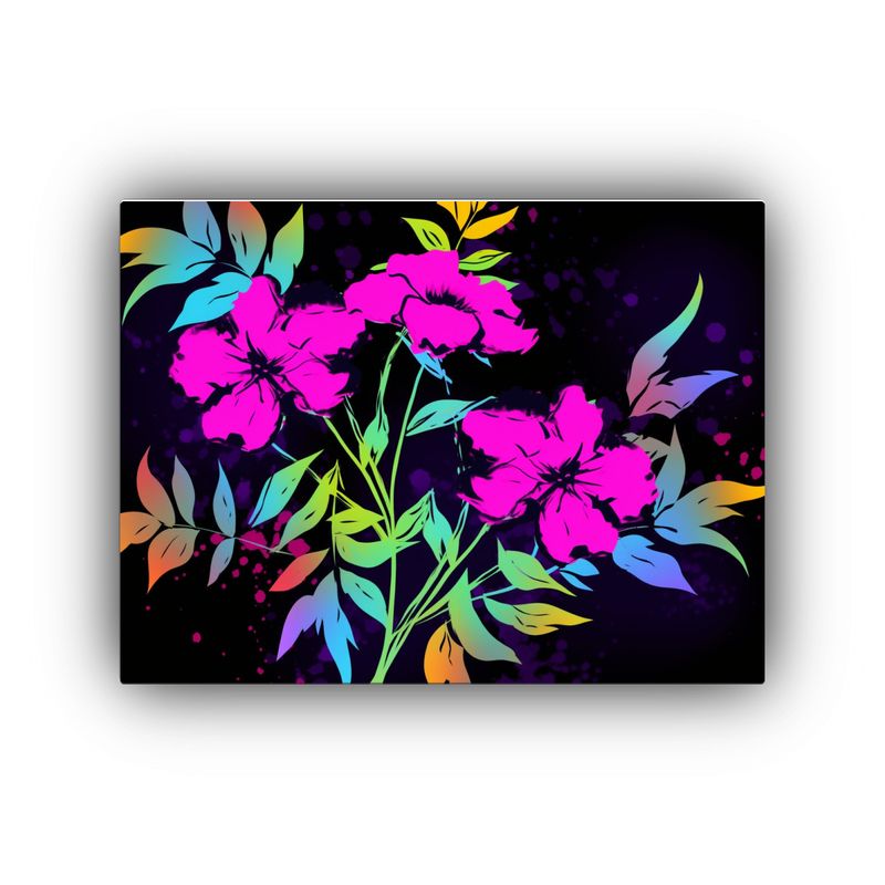 GENERICO - Pinturas Decorativas Estilo Neonoir Con Colores Vibrantes Pa 120x80cm