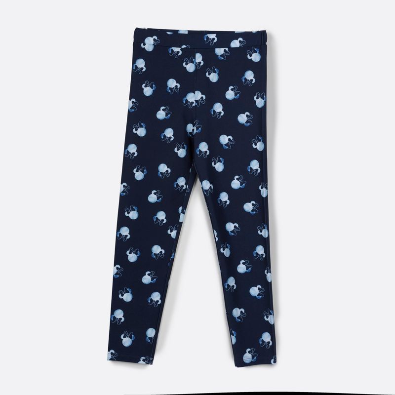 DISNEY - Calza Niña Caritas Minnie Azul Disney
