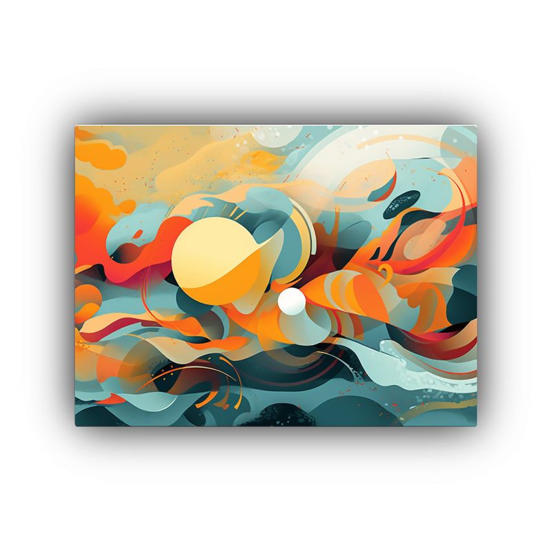 GENERICO - Cuadro En Bastidor Movimiento Ambiente Goin To Acapulco Para 120x80cm