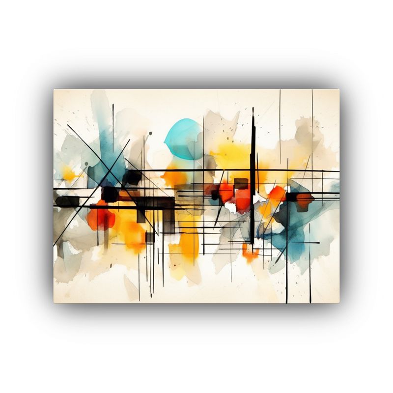 GENERICO - Pintura Acuarela Una Combinación Cautivadora Para Decoraci 120x80cm
