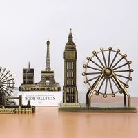 Big Ben y London Eye en Miniatura Adorno Decorativo