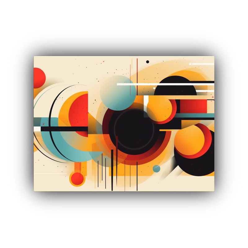 GENERICO - Lienzos Abstractos Celebra La Versatilidad En Decoración 120x80cm