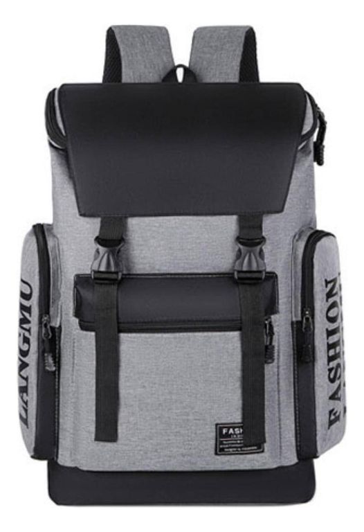 Mochila Maleta Seguridad Antirrobo Impermeable20-40 L Gris - Gris Gris TALLA UNICA