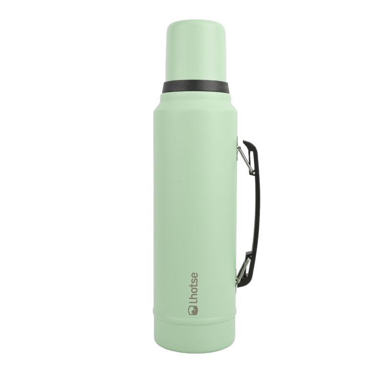 LHOTSE - Termo Liquido Acero Inoxidable Classic 1,3 lts Lhotse White - Verde claro