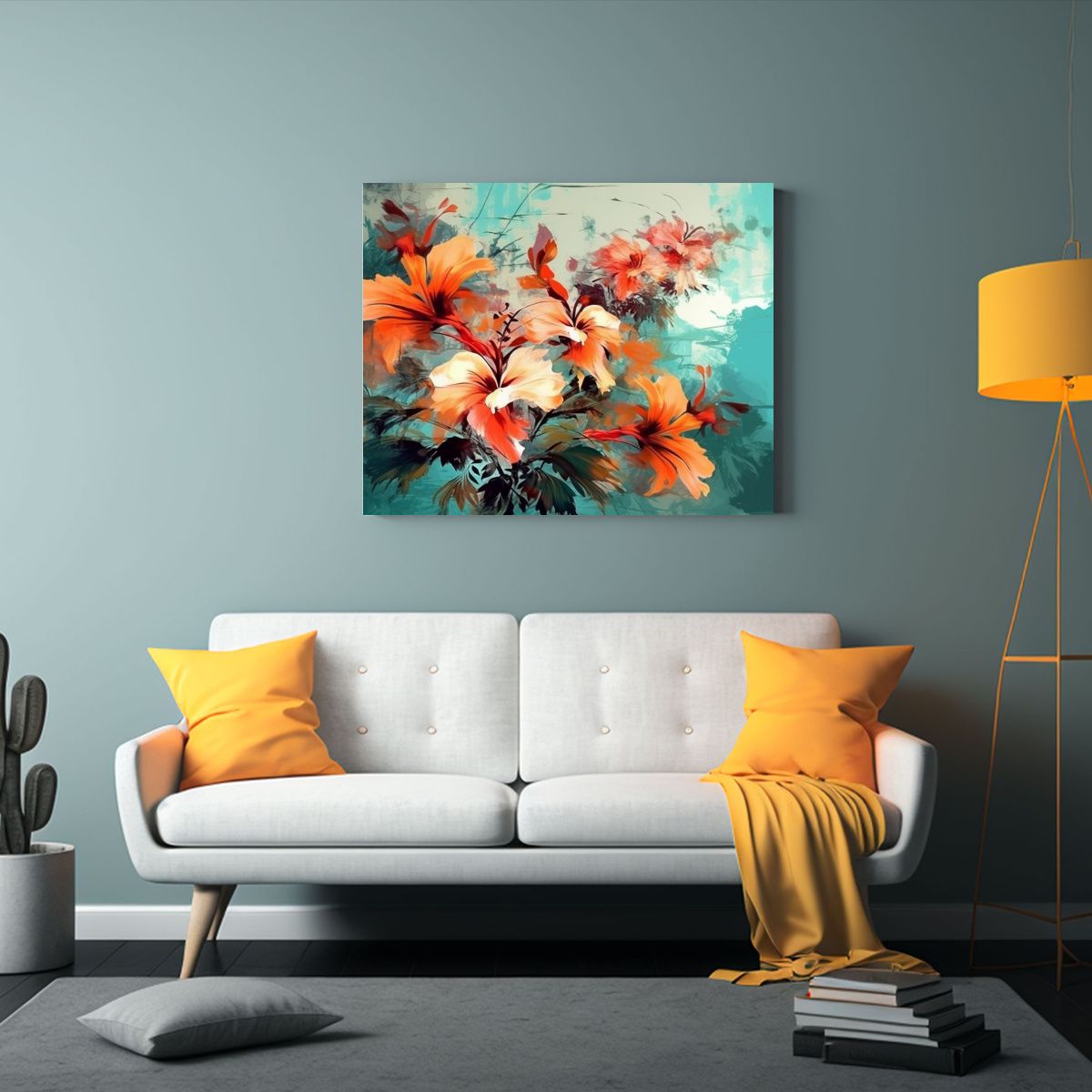 GENERICO - Pinturas Decorativas Vintage De Fantasía Multicolor Verano 120x80cm