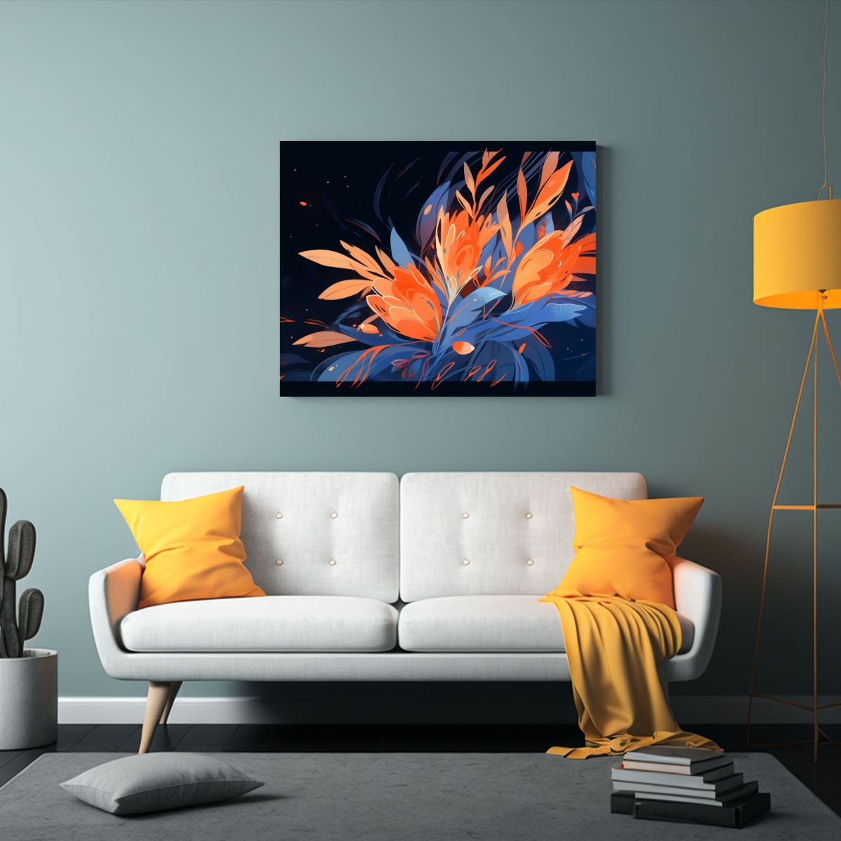 GENERICO - Pinturas Decorativas De Equilibrio Visual En Lienzo Con Esti 120x80cm